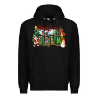 Black Christmas Crew Premium Hoodie - FaDigitalArtStudio