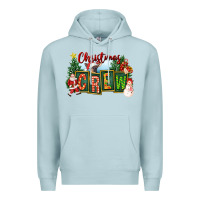 Blue Mist Christmas Crew Premium Hoodie - FaDigitalArtStudio