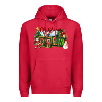 Cardinal Christmas Crew Premium Hoodie - FaDigitalArtStudio