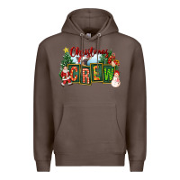 Coffee Christmas Crew Premium Hoodie - FaDigitalArtStudio