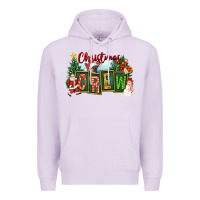 Lilac Christmas Crew Premium Hoodie - FaDigitalArtStudio