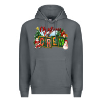 Rock Christmas Crew Premium Hoodie - FaDigitalArtStudio