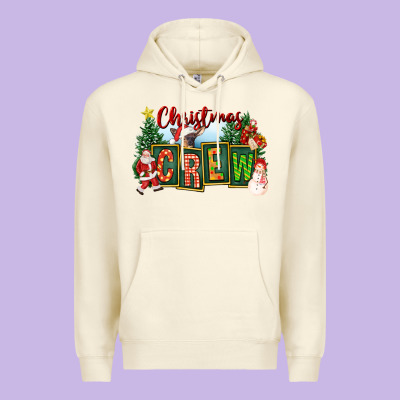 Christmas Crew Premium Hoodie Designed By Fadigitalartstudio