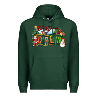 Sports Green Christmas Crew Premium Hoodie - FaDigitalArtStudio