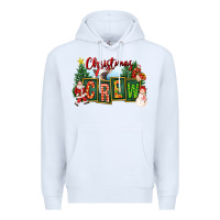 White Christmas Crew Premium Hoodie - FaDigitalArtStudio