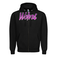Black Timberwolves Prince Jersey gift Zipper Hoodie - lanVoArt