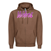 Chestnut Timberwolves Prince Jersey gift Zipper Hoodie - lanVoArt