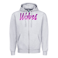 Heather Grey Timberwolves Prince Jersey gift Zipper Hoodie - lanVoArt