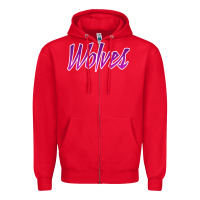 Red Timberwolves Prince Jersey gift Zipper Hoodie - lanVoArt