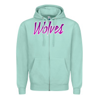 Seafoam Timberwolves Prince Jersey gift Zipper Hoodie - lanVoArt