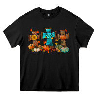 Black fall tree cross Heavy Core Tee - BundleAndBundleShop