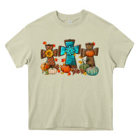 Mossy fall tree cross Heavy Core Tee - BundleAndBundleShop