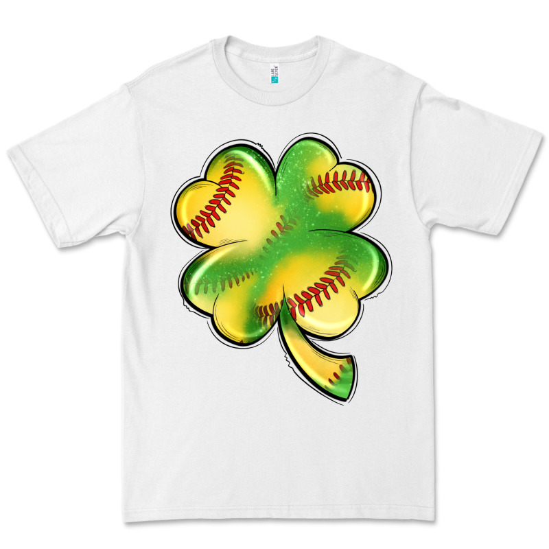 St. Patrick's Day Clover Softball Premium Tee by Artiststas | Teevron