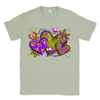 Matcha Mardi Gras hearts Classic Tee - NancyCooperArtShop