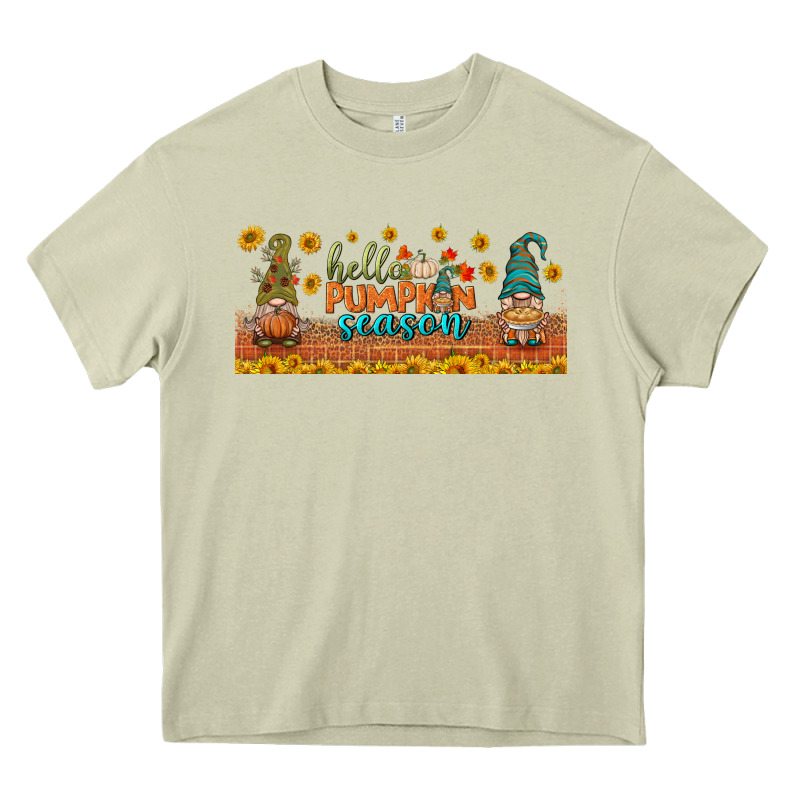 Hello Pumpkin Season Libbey Glass Heavy Core Tee by BundleAndBundleShop | Teevron