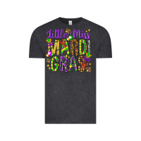 Vintage Black little miss mardi gras hjf Vintage Tee - HowdyJamesFarm