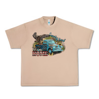 Burro Truck USA country road take me home 4th of july Urban Heavy Tee - HowdyJamesFarm