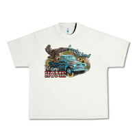 Pistachio Truck USA country road take me home 4th of july Urban Heavy Tee - HowdyJamesFarm