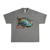 Tornado Truck USA country road take me home 4th of july Urban Heavy Tee - HowdyJamesFarm
