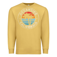 Antique Gold Oceanside California Ca Vintage Retro 70S Premium Sweatshirt - lanVoArt