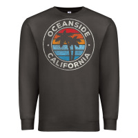 Smoke Oceanside California Ca Vintage Retro 70S Premium Sweatshirt - lanVoArt
