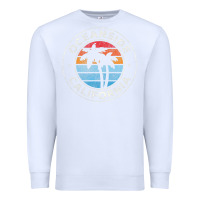 White Oceanside California Ca Vintage Retro 70S Premium Sweatshirt - lanVoArt
