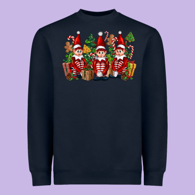 Christmas Elfs Heavyweight Sweatshirt Designed By Fadigitalartstudio