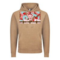 Vintage Coffee cute pig Vintage Hoodie - TumblerDesignByShophia