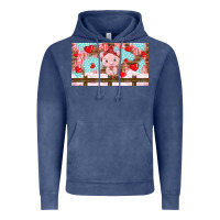 Vintage Denim cute pig Vintage Hoodie - TumblerDesignByShophia