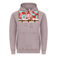 Vintage Zinc cute pig Vintage Hoodie - TumblerDesignByShophia