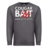 Charcoal Heather cougar bait funny halloween costume older woman younger man Premium Sweatshirt - lanVoArt