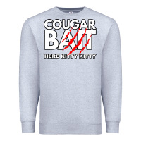 Heather Grey cougar bait funny halloween costume older woman younger man Premium Sweatshirt - lanVoArt