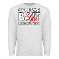 Oatmeal Heather cougar bait funny halloween costume older woman younger man Premium Sweatshirt - lanVoArt