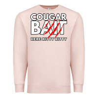 Pale Pink cougar bait funny halloween costume older woman younger man Premium Sweatshirt - lanVoArt