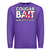 Purple cougar bait funny halloween costume older woman younger man Premium Sweatshirt - lanVoArt