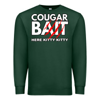 Sports Green cougar bait funny halloween costume older woman younger man Premium Sweatshirt - lanVoArt
