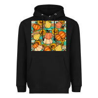 Black pumpkin sunflowers leaves Heavyweight Hoodie - Artiststas