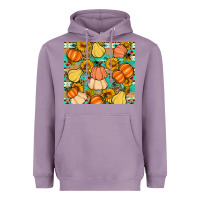 Lavender pumpkin sunflowers leaves Heavyweight Hoodie - Artiststas