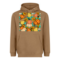 Toasted Coconut pumpkin sunflowers leaves Heavyweight Hoodie - Artiststas