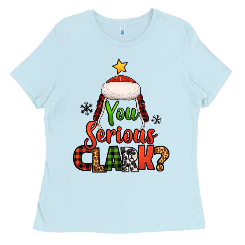 You Serious Clark Christmas Tree Ladies Tee by Jasminsmagicworld | Teevron