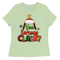 Matcha you serious clark christmas tree Ladies Tee - Jasminsmagicworld