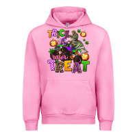 Fuchsia Pink trick rawr treat Urban Hoodie - AdoDesignShop