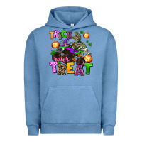 Pigment Pebble Blue trick rawr treat Urban Hoodie - AdoDesignShop