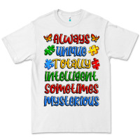 White always unique totally intelligent sometimes myster Premium Tee - Artiststas