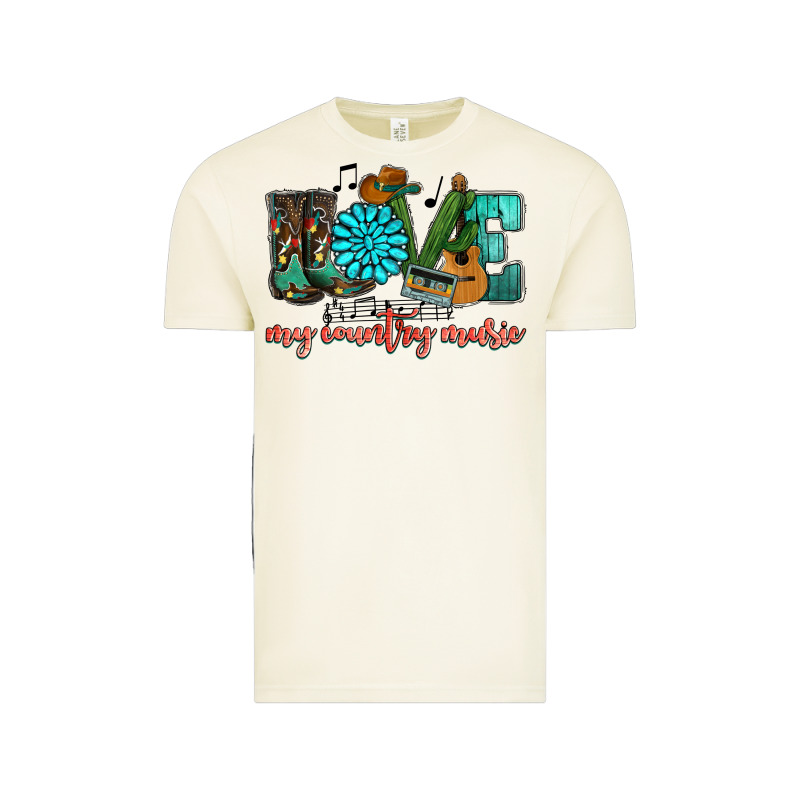Western Love My Country Music Vintage Tee by HowdyJamesFarm | Teevron