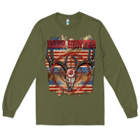 Army Green deer hunter Long Sleeve Tee - CowGirlArtShop
