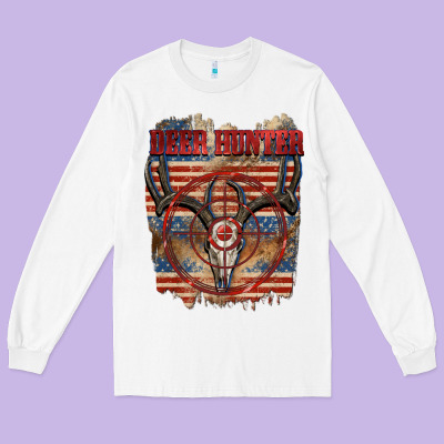 Deer Hunter Long Sleeve Tee Designed By Cowgirlartshop