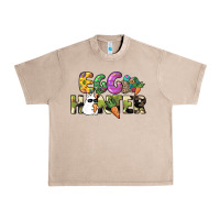 French Oak Egg hunter Easter Day Urban Heavy Tee - HowdyJamesFarm
