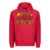 Cardinal busy raising ballers softball Premium Hoodie - Jasminsmagicworld
