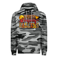 Slate Camo busy raising ballers softball Premium Hoodie - Jasminsmagicworld